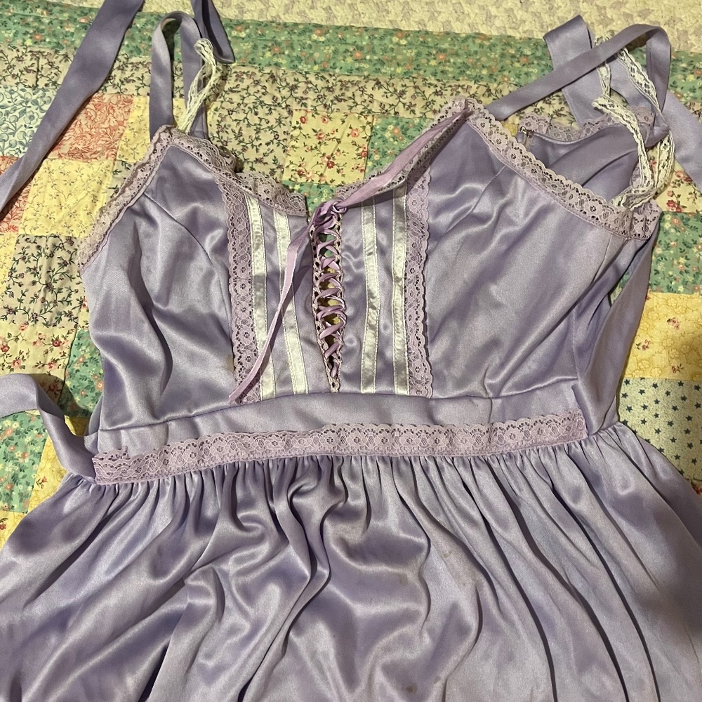 Light Purple Maxi Dress Rapunzel Ren-faire Style Size Small
